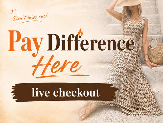 Pay Difference Here- [Free sipping]